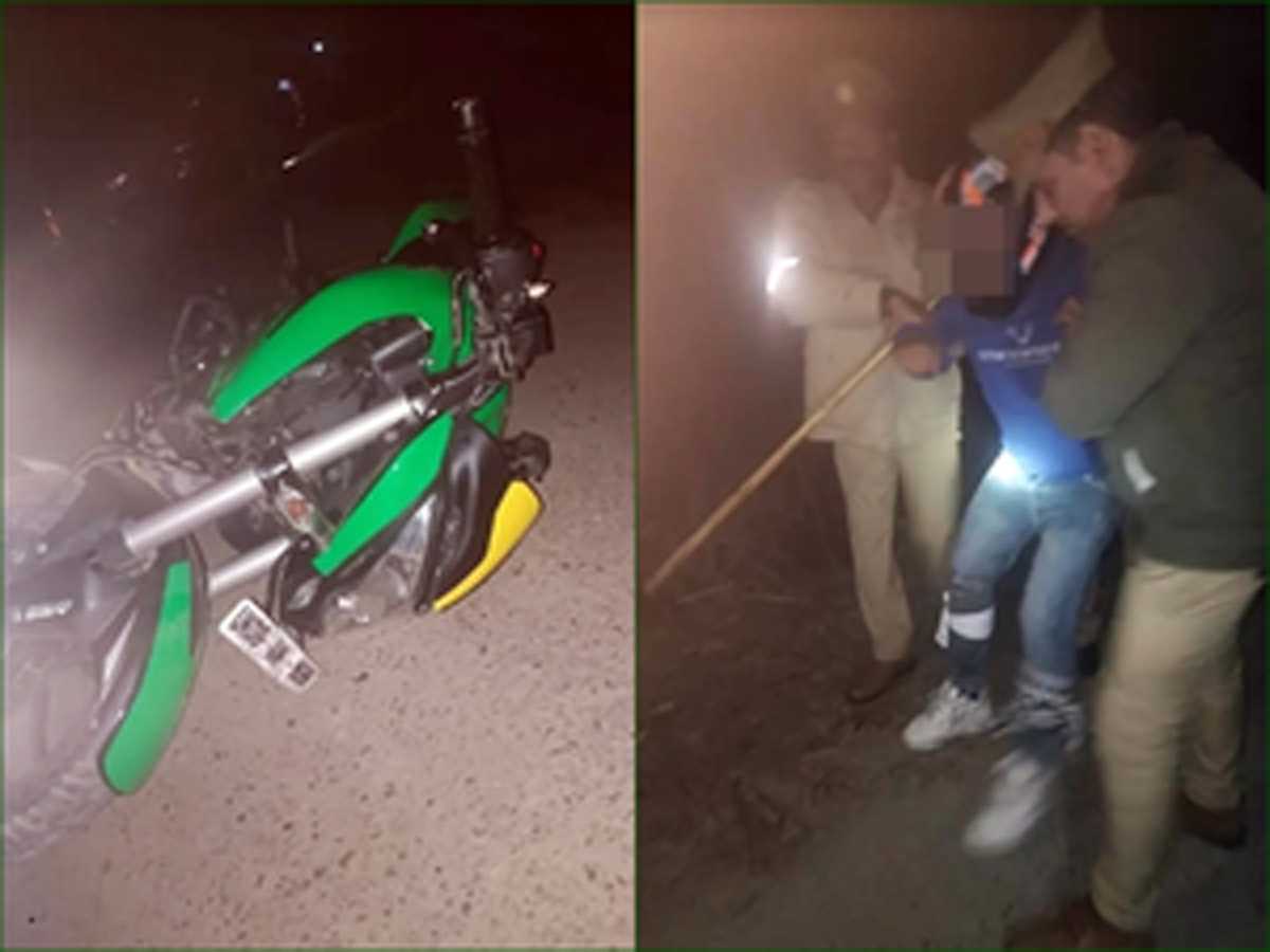 मुजफ्फरनगर में पुलिस मुठभेड़ में बदमाश गिरफ्तार